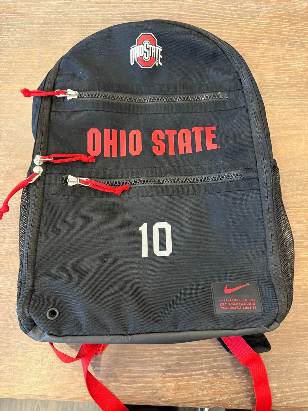 The Ohio State Buckeyes Team Issued Football Nike Backpack Travel Bag #10